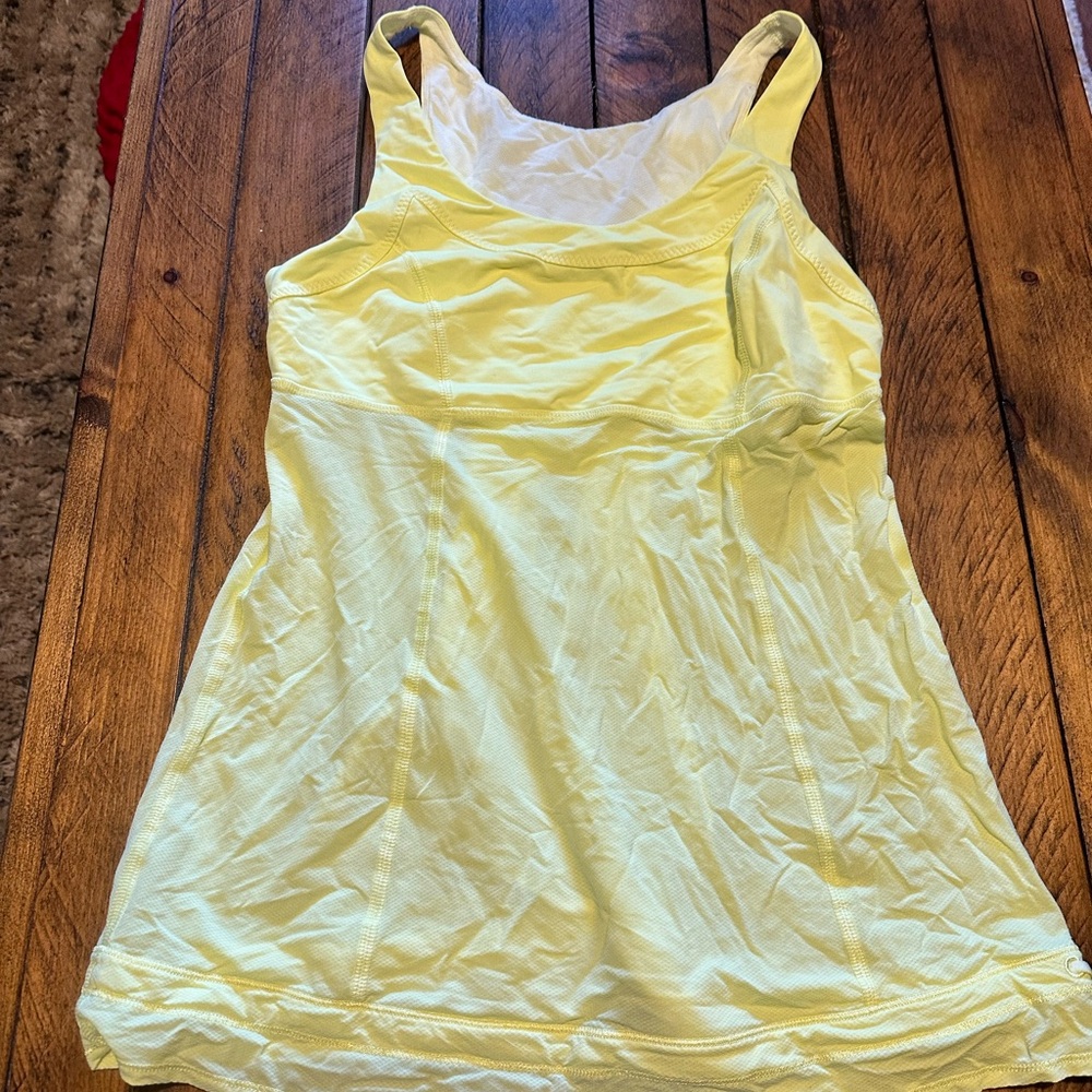 LAST CHANCE - Make me an offer - Lululemon Athletica Yellow Tank Top